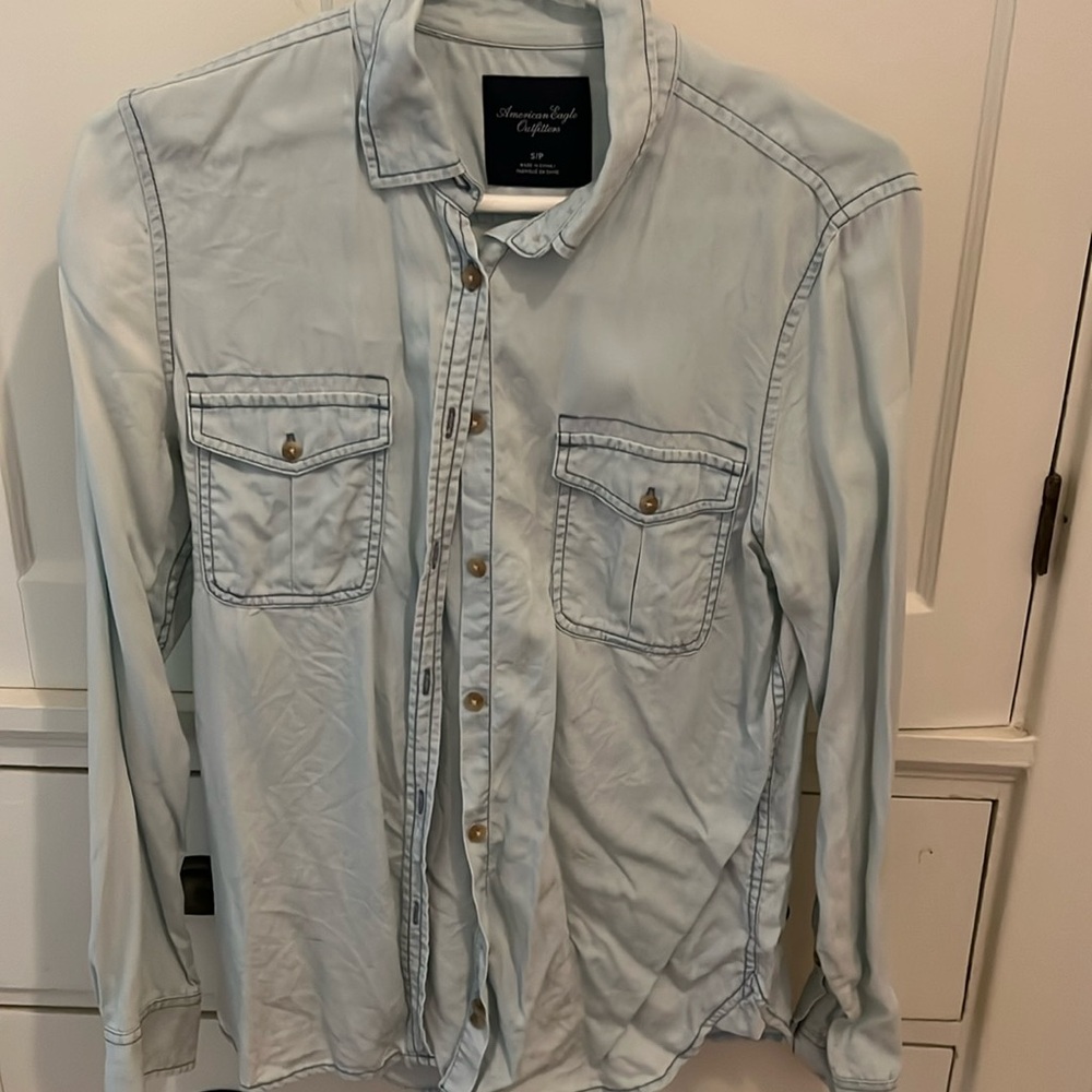 American Eagle Chambray Shirt